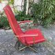 Fauteuil inclinable vintage en skaï