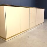 Vintage lacquered credenza, 1980s