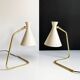 Pair of Italian "cocotte" lamps. 1950s design.