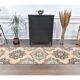 1970s Turkish Oushak Wool Runner Rug 92x373