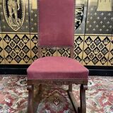 Set of 6 Renaissance - Louis XIII chairs in oak