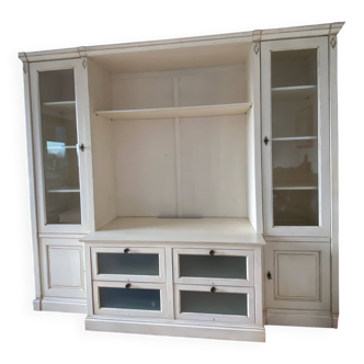 TV-library unit, signed Bernard Siguier, Belle-Hélène collection