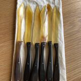 Set of 6 all-ivory knives