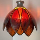 Bakelite lotus chandelier from the 70s