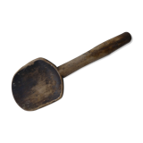 Cuillère en bois beurre art populaire ancien