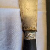 Ebony leg of lamb cutlery service, late 19th century