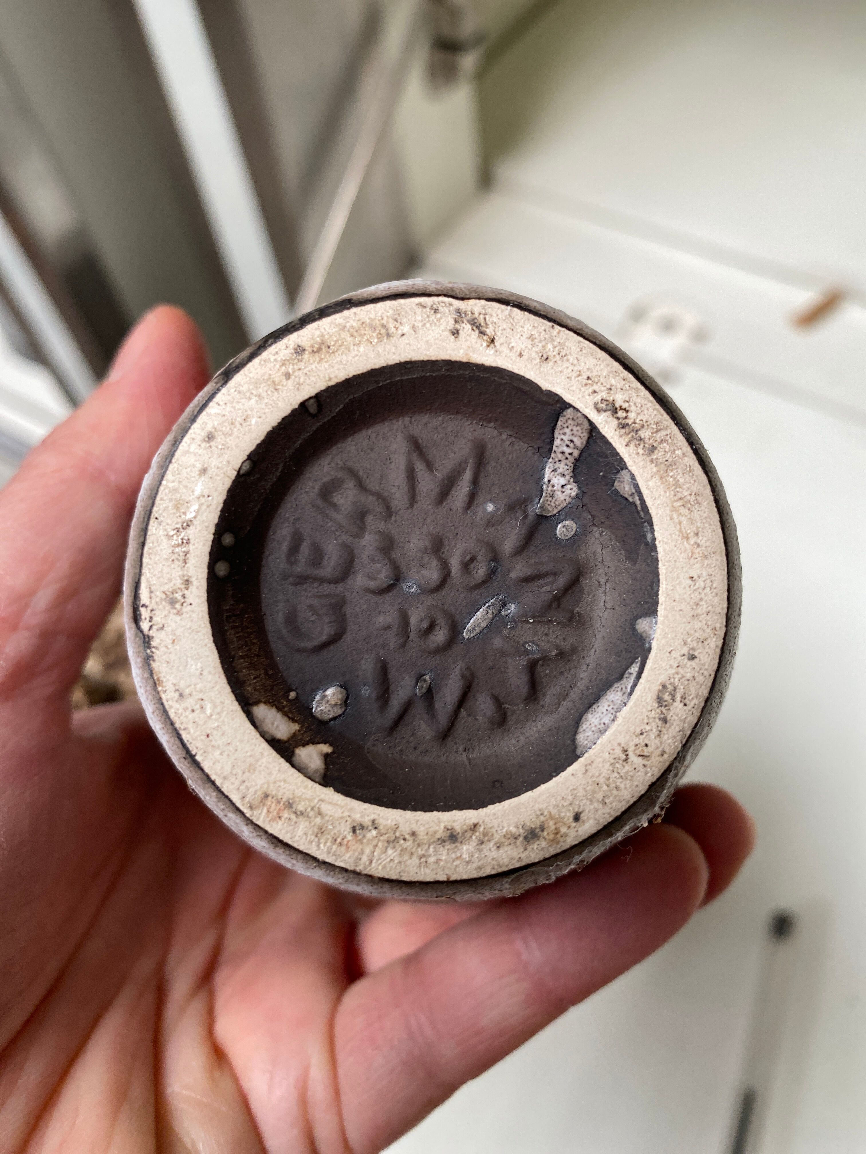 West Germany pocket empty vase