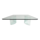 Modern Italian glass coffee table, 1970s