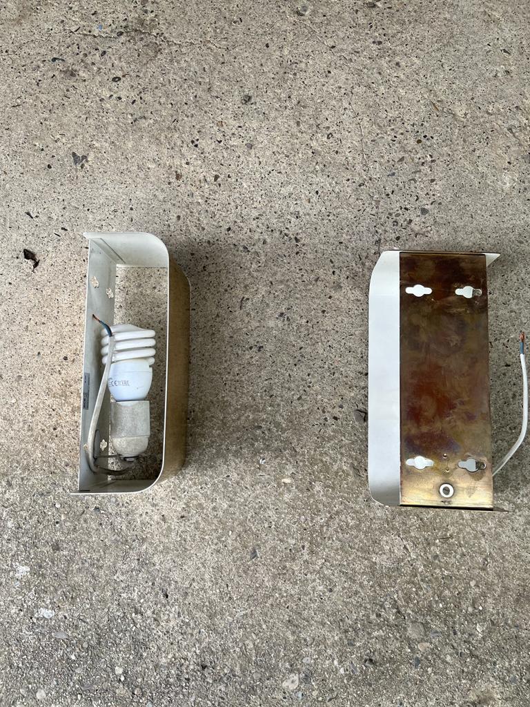 Golden sconces