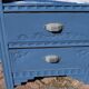 Buffet haut art deco rénové bleu
