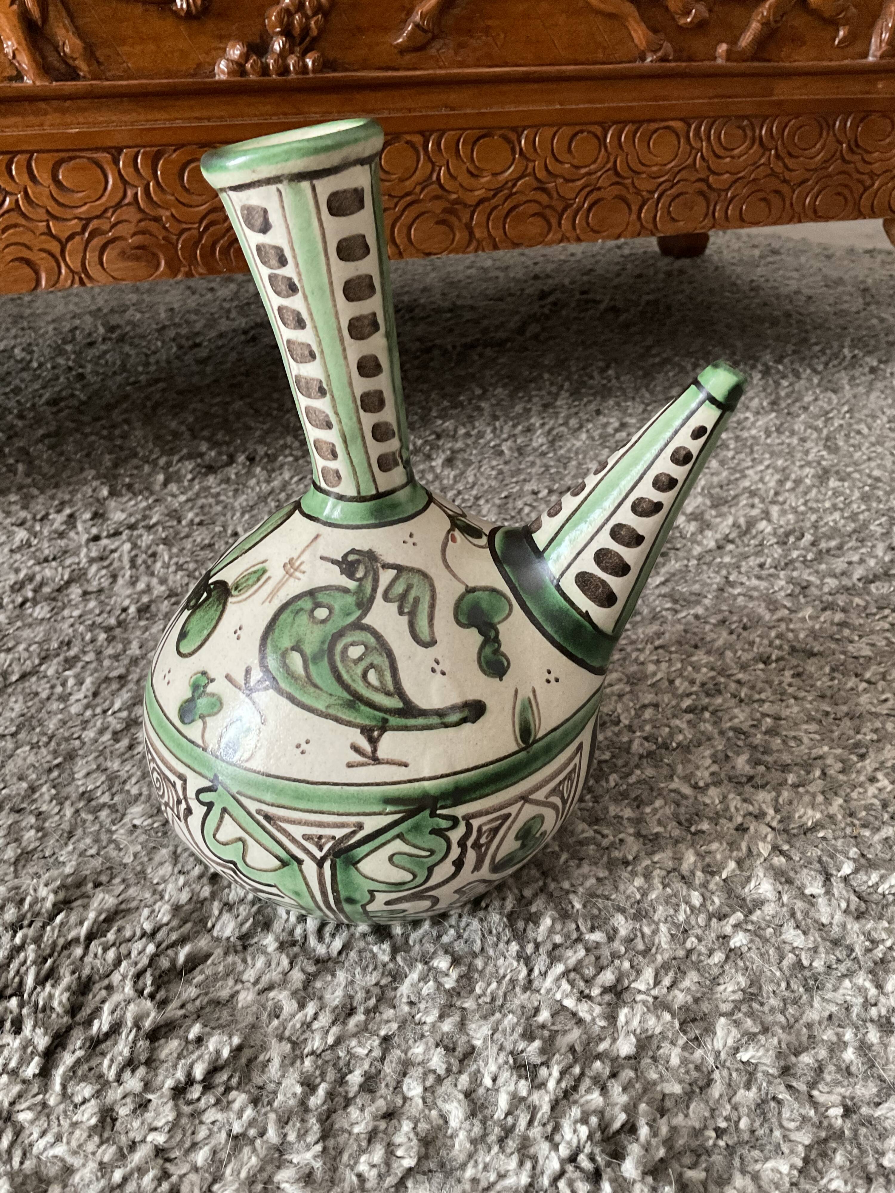 Gargoulette, jug, ceramic, signed Punter, circa 50