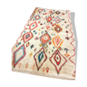 Berber carpet Azilal with multicolored diamonds in wool and hand woven