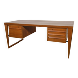 Bureau Modèle 70 en Teck par Kai Kristiansen pour Feldballes Møbelfabrik, 1960s