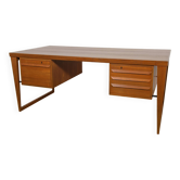 Teak Model 70 Desk by Kai Kristiansen for Feldballes Møbelfabrik, 1960s