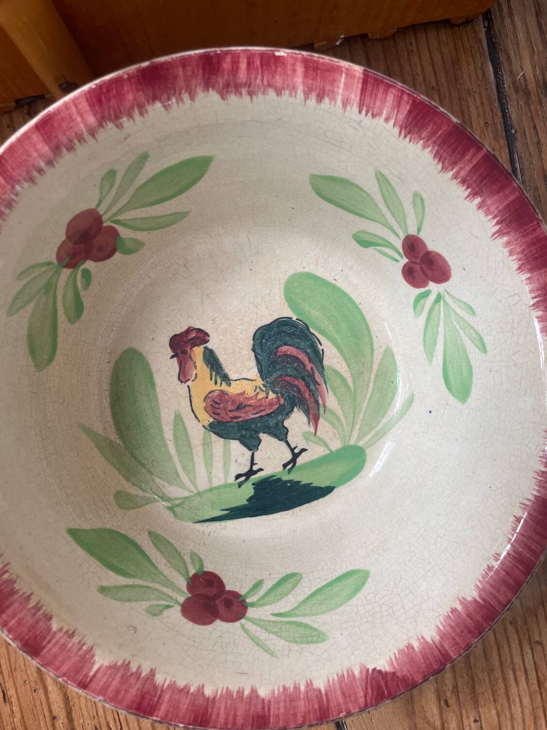 Ancien plat terre de fer Choisy