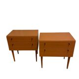 Pair of bedside tables/nightstands 1960