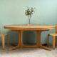 Extendable oval table 260cm Baumann