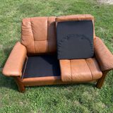 Stressless sofa two place in brown leather model Buckingham ekornes