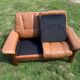 Stressless sofa two place in brown leather model Buckingham ekornes