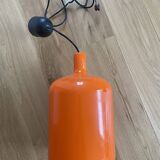 Hanging lamp bulb by bob design orange