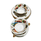 Art Deco Snake Porcelain Coffee Cups