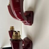 2 ceramic wall lights from the 1950s