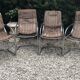 Lot of 6 chrome chairs Cidue edition, Italy 70s/80s