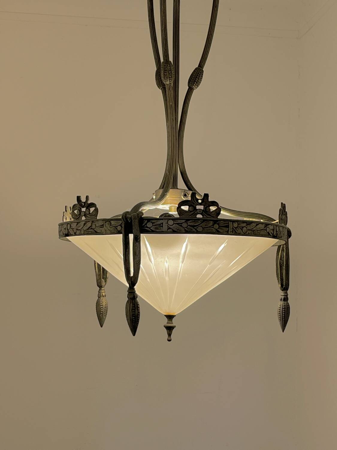 Lustre Art Deco Années 1930