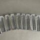 11 moulded glass knife rests - Ref 1167