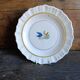 Pair of antique French faience plates, possibly Nevers, 19th century, hand-
