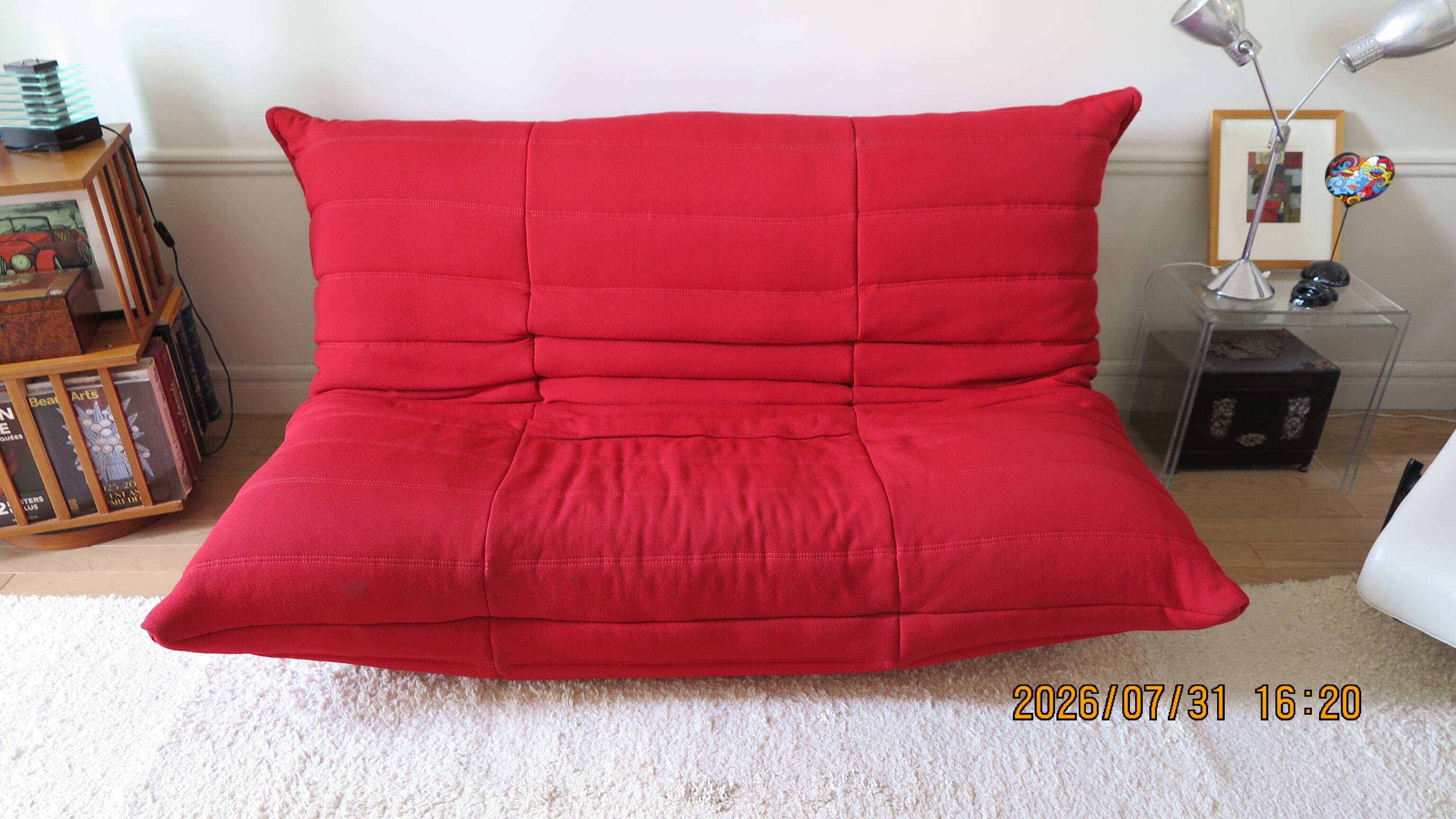 Banquette lit 3 places couchage 160x200 modele togo