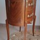 Louis XVI style marquetry bedside table