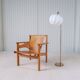 Mid-century modern brass floor lamp Bergboms G-03, Sweden, 1960s