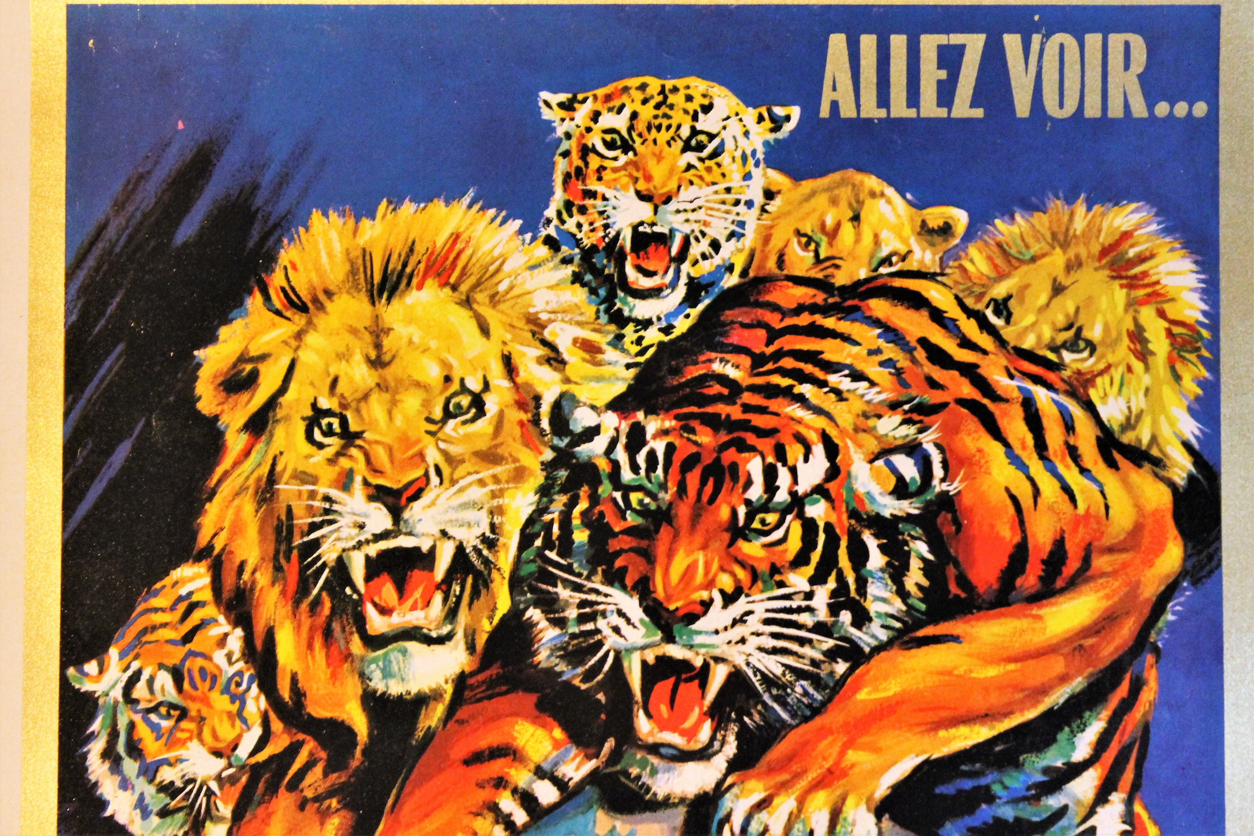 Pinder circus poster 1960s