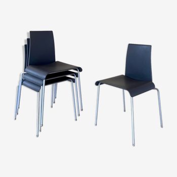 4 design chairs by Uwe Fischer B&B Italia