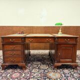 Classic English Mahogany Desk Partnerdesk