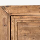 Ancien buffet en bois de pin à trois portes (vers 1920)