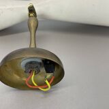 brass and metal diabolo stilnovo style theatre wall light, italy 1950s