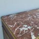 Napoleon III sideboard in floral marquetry and marble 19th century