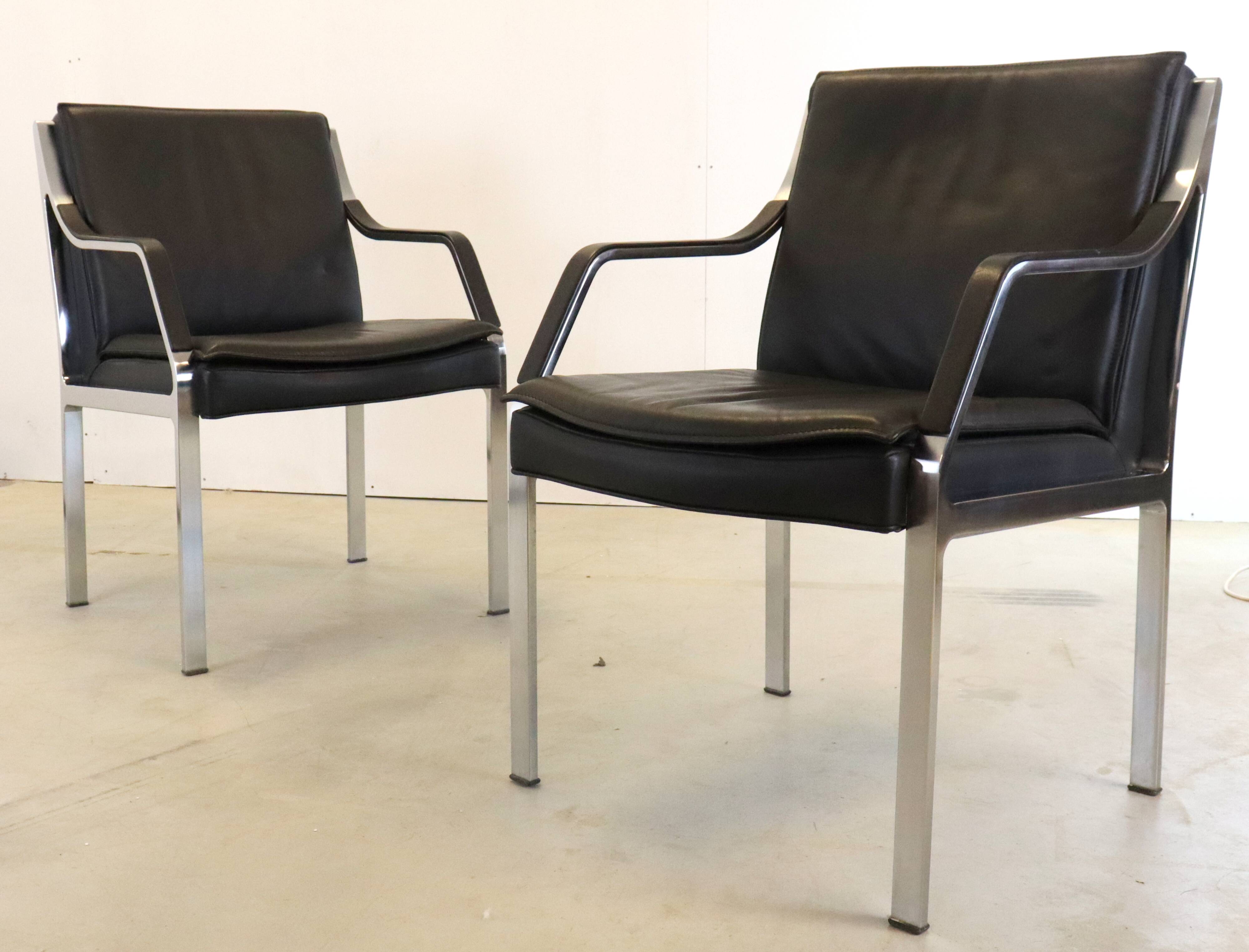 Alpha Art collection armchair Walter Knoll set of 2 pieces - Preben Fabricius & Jorgen Kastholm