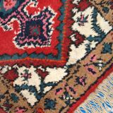 Tapis Vintage Hamadan en Laine, Années 1960, Élégance Classique