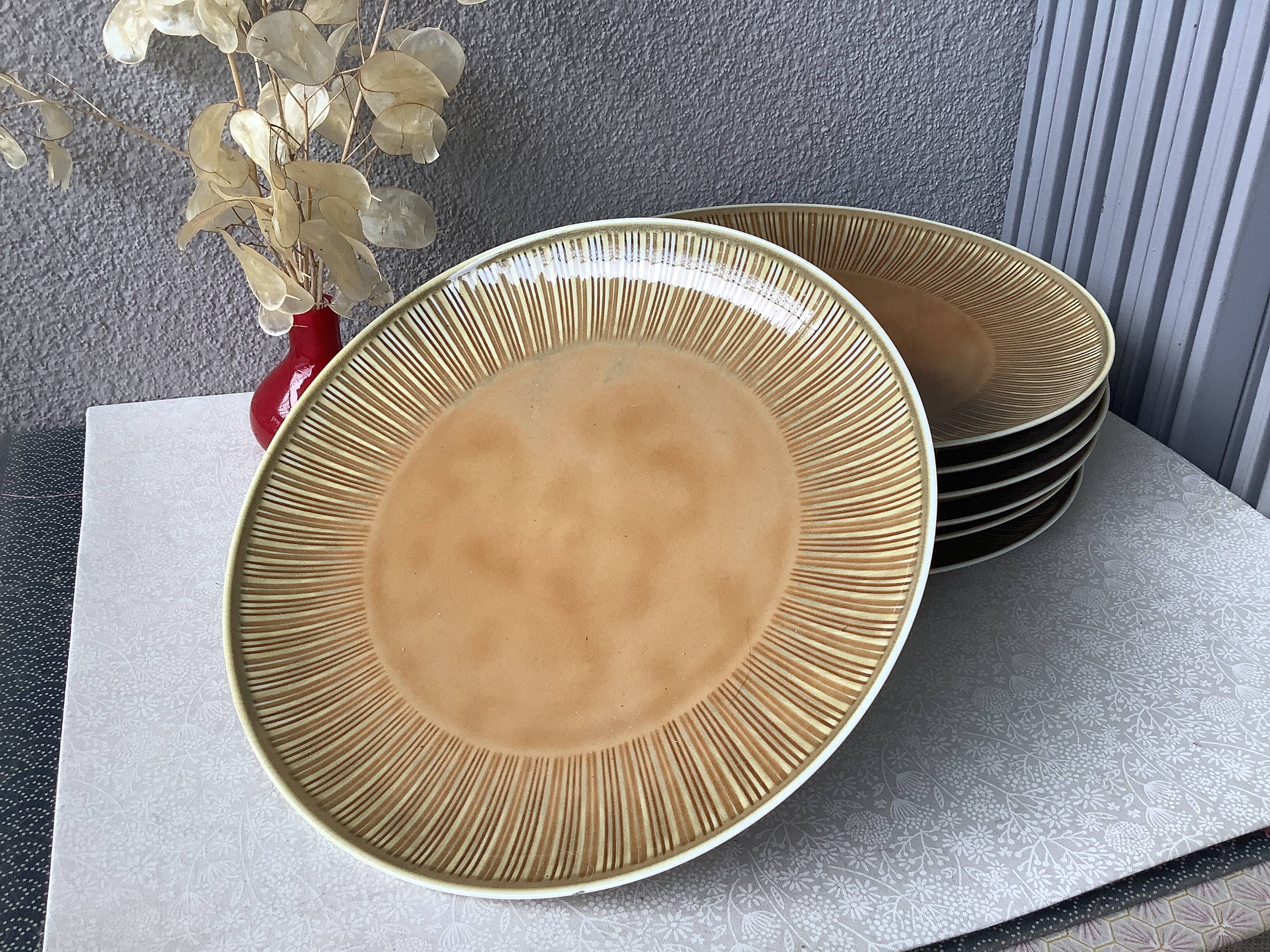 Hutschenreuther Germany plates - contemporary design - 26 cm