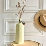 Bottle soliflore glazed stoneware