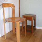 Oak stool/bedside table reconstruction
