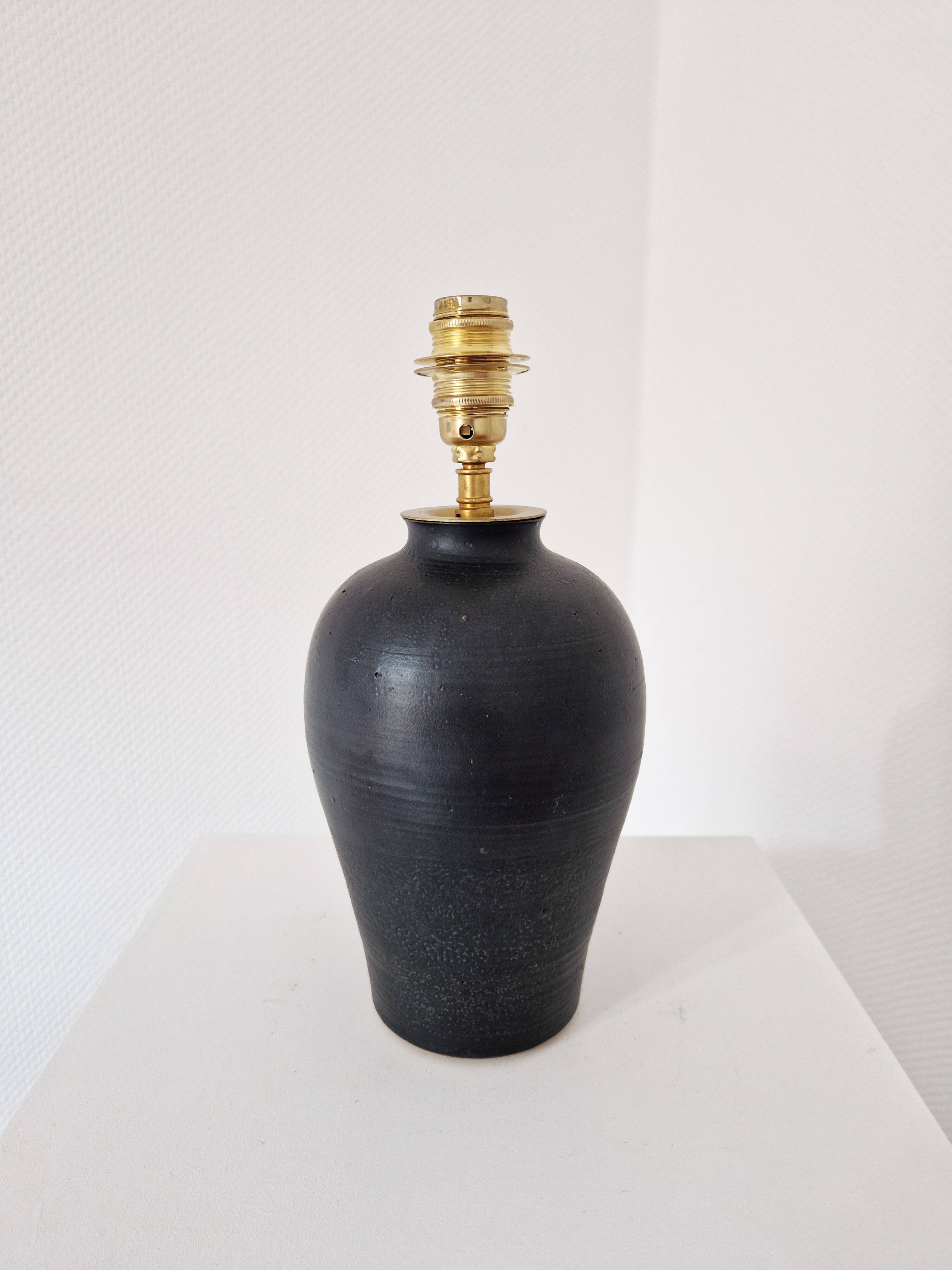 Lamp foot "Meiping" in vintage ceramic 1970