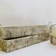 polychrome cement planters from Emile Taugourdeau's Zoological Garden - set of 4