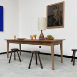 Pine and oak farmhouse table 220 cm