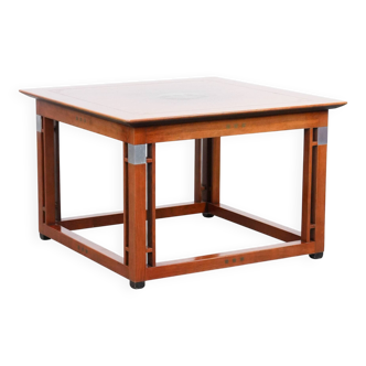 Magnifique table d'appoint/basse carrée de style Art déco