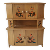 Dolls furniture buffet mado vintage dollhouse other