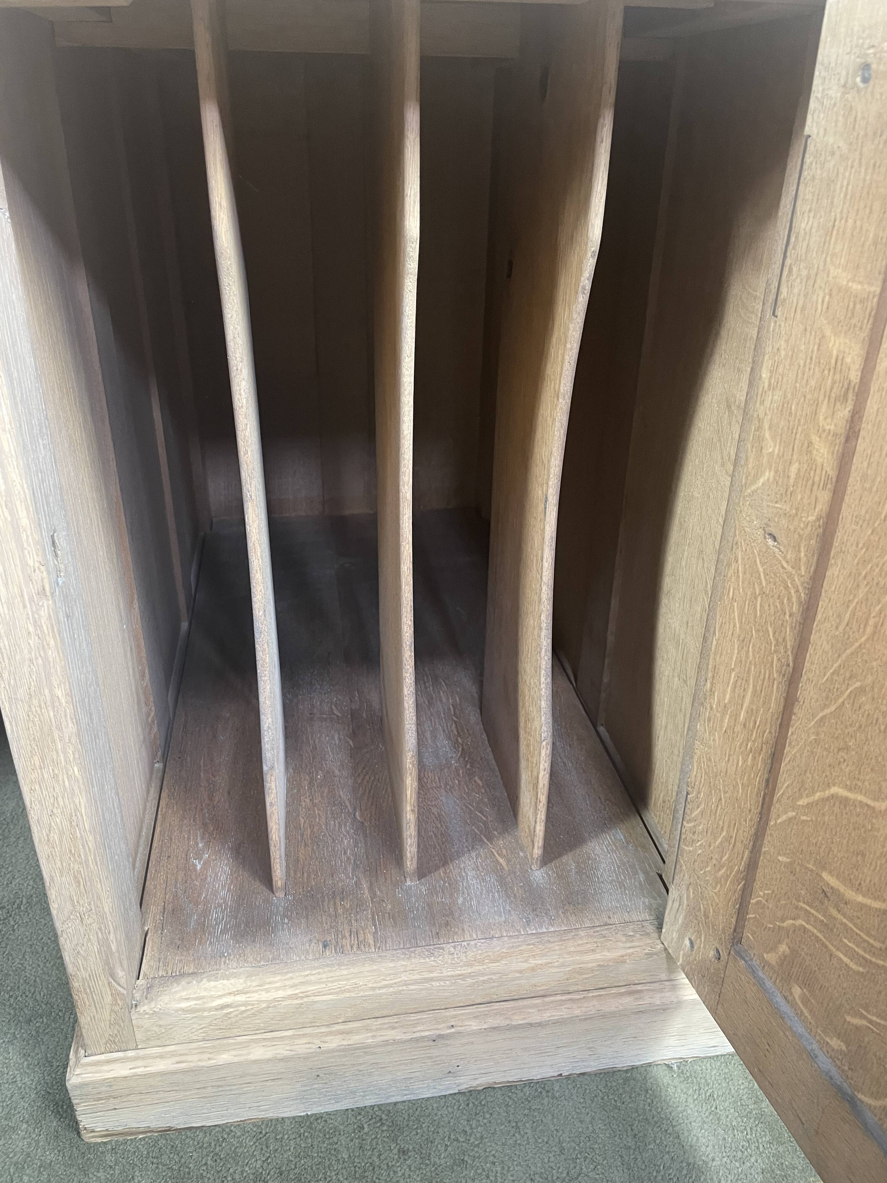 Administrative office in scrubbed solid oak